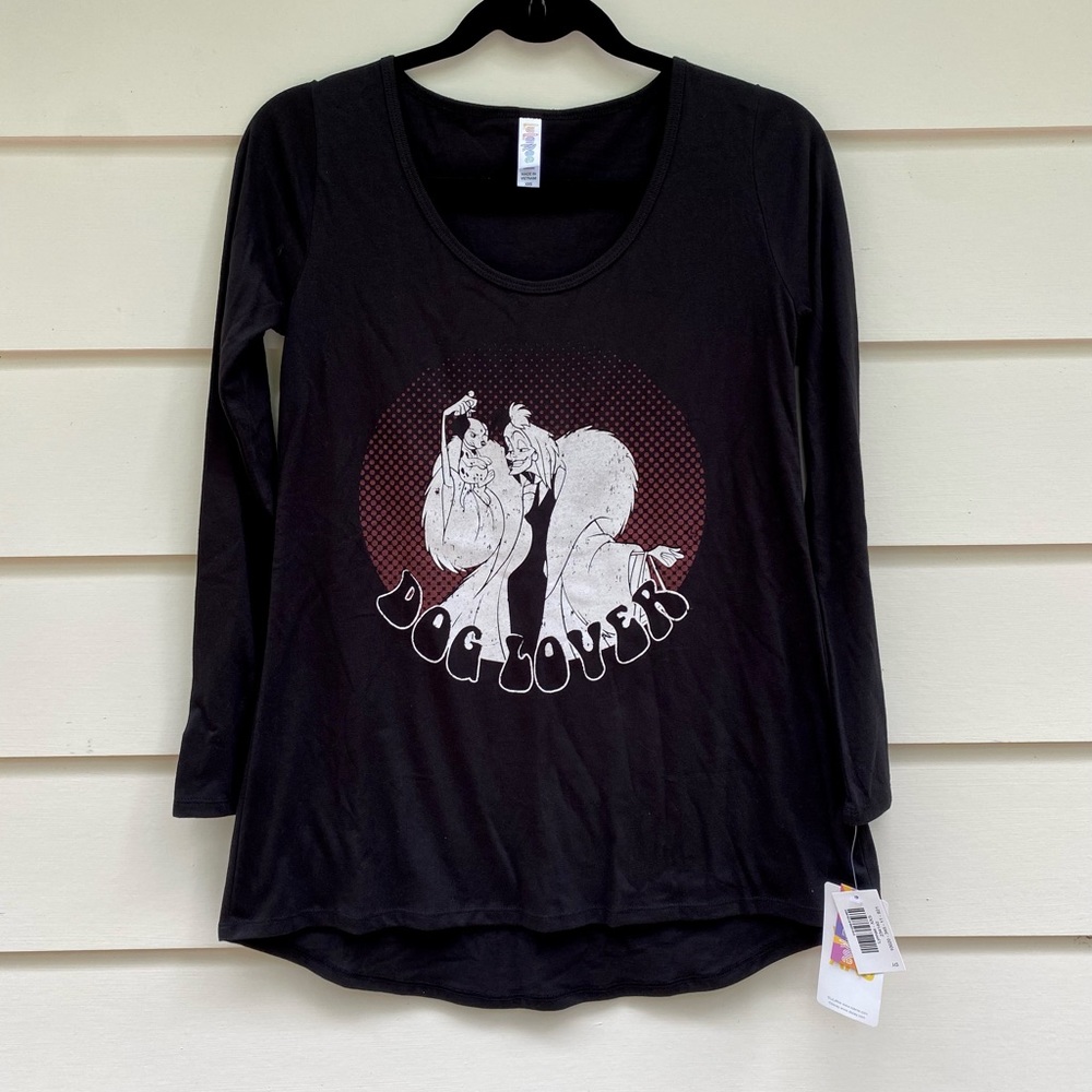 Halloween Villain Cruella shirt DOG LOVER XXS